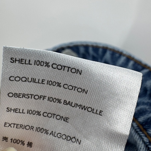 Free People Dakota Relaxed Straight Leg Jeans High Rise Distressed Size 29 - Picture 6 of 6